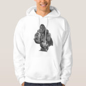 Gorilla Hoodie (ゴリラのパーカー)GorillaFamiy ゴリラ家族 (Voorkant)