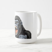 Gorilla hoofd koffiemok (Voorkant rechts)