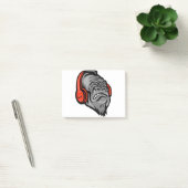 Gorilla-hoofdtelefoon The Mountain Big Face, Goril Post-it® Notes (Kantoor)