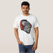 Gorilla-hoofdtelefoon The Mountain Big Face, Goril T-shirt (Voorkant volledig)