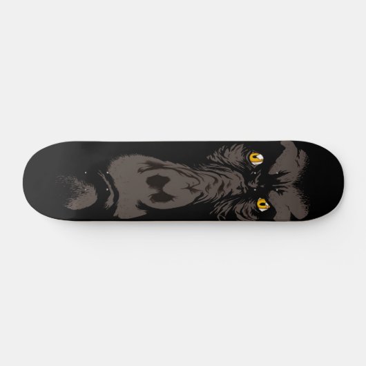 Gorilla in Black Skateboard (Horizontaal)