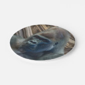 Gorilla in bord van dichtbij (Gekanteld)