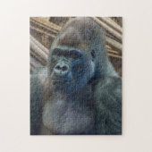Gorilla in de buurt van puzzel legpuzzel (Verticaal)