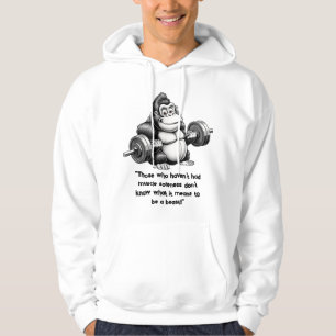 Gorilla in de sportschool - Krachtige humor Hoodie