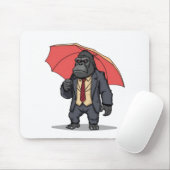 Gorilla in pak muismat (Met muis)