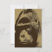 Gorilla Invitation Kaart (Voorkant)