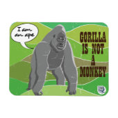 Gorilla is geen aap magneet (Horizontaal)