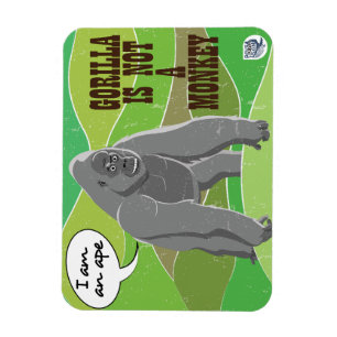 Gorilla is geen aap magneet