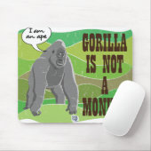 Gorilla is geen aap muismat (Met muis)