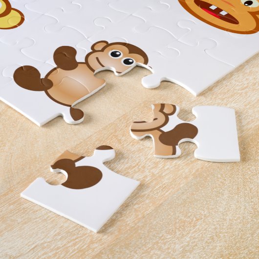 Gorilla Jigzaag Puzzle Legpuzzel (Zijkant)
