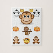 Gorilla Jigzaag Puzzle Legpuzzel (Verticaal)