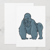 Gorilla Kaart (Voorkant / Achterkant)