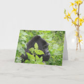Gorilla Kaart - Blank aan de binnenkant (Gele Bloem)