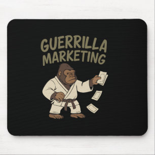 Gorilla Karate Guerrilla Marketing Grappig Grafisc Muismat