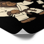 Gorilla Karate Guerrilla Marketing Grappig Grafisc Poster (Hoek)