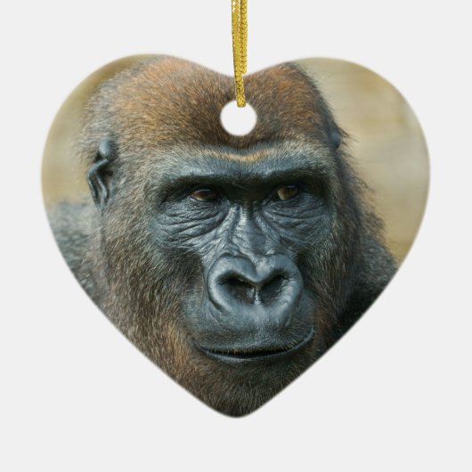 Gorilla Keramisch Ornament (Voorkant)