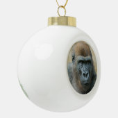 Gorilla Keramische Bal Ornament (Links)