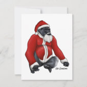 Gorilla - kerstkaart (Voorkant)