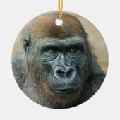 Gorilla Key Ring Keramisch Ornament (Voorkant)