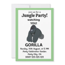 Gorilla kijken naar je grappige gorilla