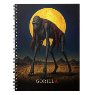 Gorilla Korte Cape gotische Surrealist Notitieboek