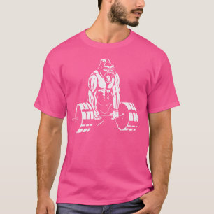 Gorilla Kracht Grappige Gym Krachttraining Gewicht T-shirt