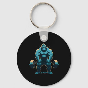 Gorilla Krachttraining Gym Fitness Deadlift Workou Sleutelhanger