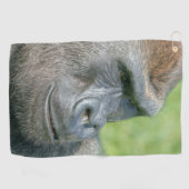 Gorilla Lope profiel Golfhanddoek (Horizontaal)