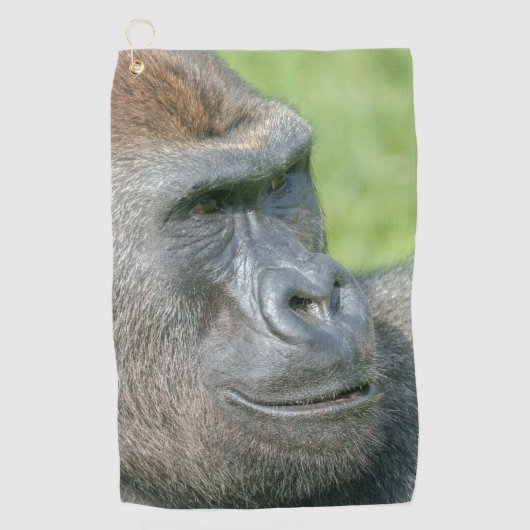 Gorilla Lope profiel Golfhanddoek (Voorkant)