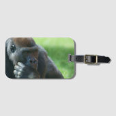 Gorilla Lope (Rond design) Bagagelabel (Voorkant (horizontaal))