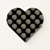 Gorilla Lope (Rond design) Notitieboek (Achterkant)