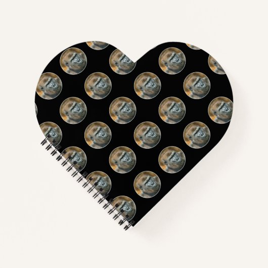 Gorilla Lope (Rond design) Notitieboek (Voorkant)