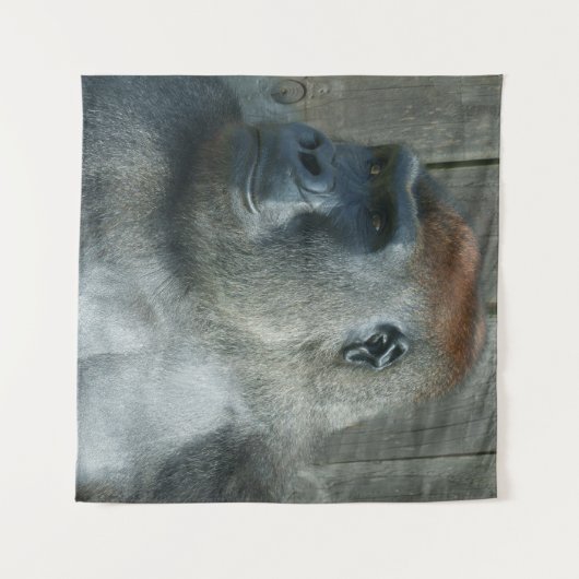 Gorilla Lope Wandkleed (Voorkant (horizontaal))