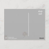 Gorilla Marketing Grappig briefkaart (Achterkant)