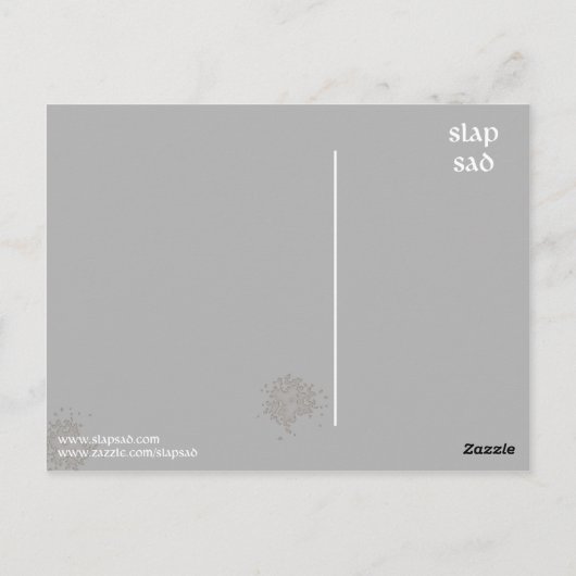 Gorilla Marketing Grappig briefkaart (Achterkant)