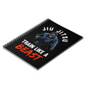 Gorilla Martial Arts Beast Brazililian Jiu Jitsu Notitieboek (Linkerzijde)
