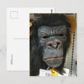 Gorilla Mask Briefkaart (Voorkant / Achterkant)