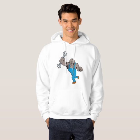Gorilla Mechanic Hoodie (Voorkant volledig)