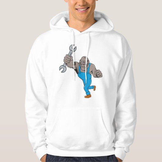 Gorilla Mechanic Hoodie (Voorkant)