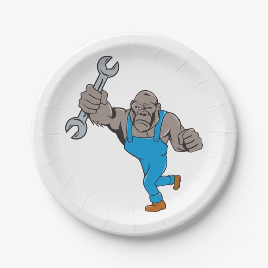 Gorilla Mechanic Papieren Bordje (Voorkant)
