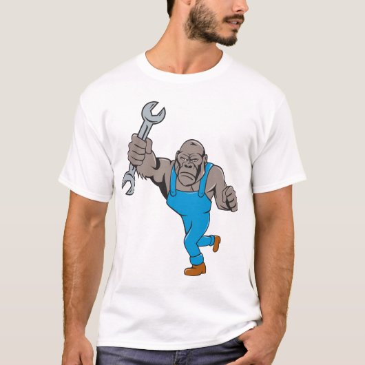 Gorilla Mechanic T-shirt (Voorkant)
