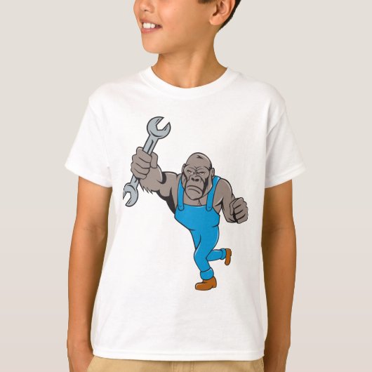 Gorilla Mechanic T-shirt (Voorkant)