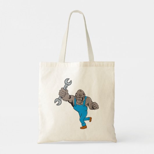 Gorilla Mechanic Tote Bag (Achterkant)