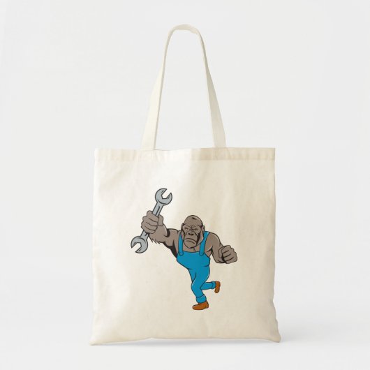Gorilla Mechanic Tote Bag (Voorkant)