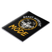 Gorilla met een zware last notitieboek (Linkerzijde)