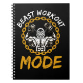 Gorilla met een zware last notitieboek (Voorkant)