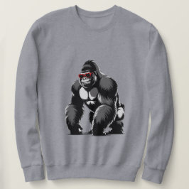 Gorilla met Hartenzonnebril Trui