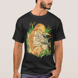 Gorilla met Pistool van Paintball Funny Animal T-shirt