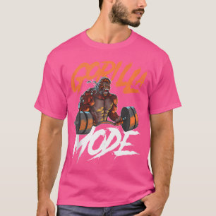 Gorilla Mode Gym Beest Workout Gewichten Lifting K T-shirt