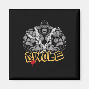 Gorilla Mode Krachtige Bodybuilding Workout Spier Magneet